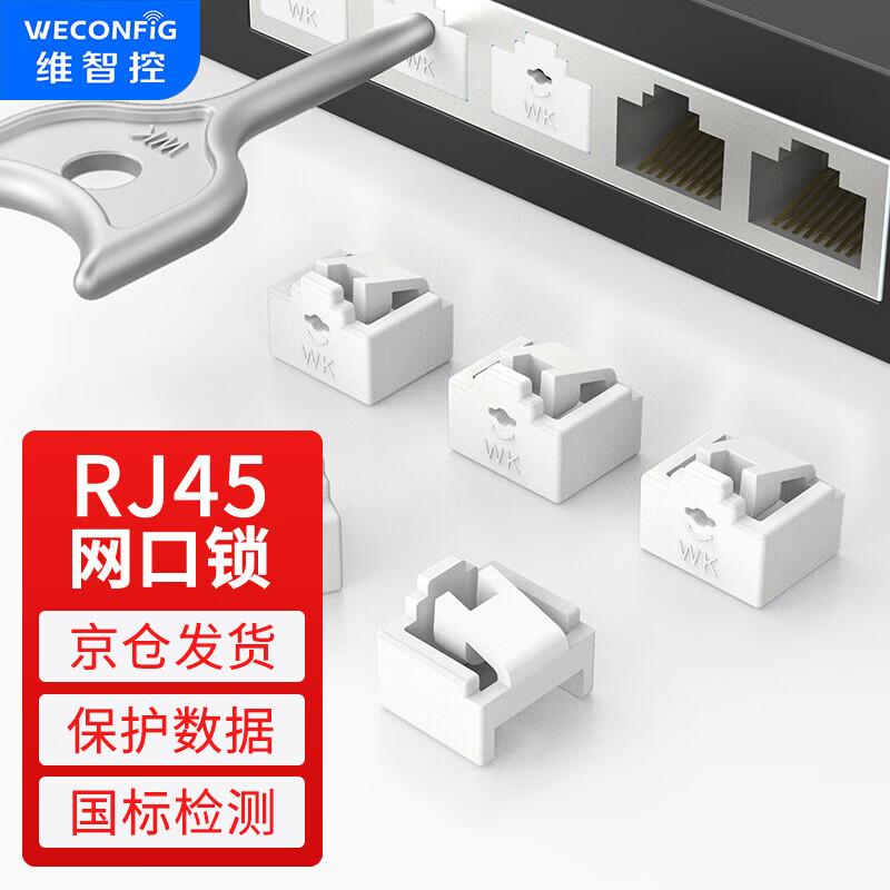 WECONFIG Network Port Locks and Dust Plugs
