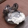 1 Stück, Heim-Feng Shui Die Acht Trigramme Schmuck Räuchergefäß Glücksbringer Drache Weißer Tiger Teetier Bürodekoration (Ohne Weihrauch)