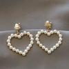 Fashion charm Creative pearl clip on Earrings Cute Handmade Earrings Womens ear clips Jewelry