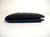 Authentic BOTTEGA VENETA Intrecciato Black Blue Leather Bifold Wallet Compact Wallet #a425  Refurbished