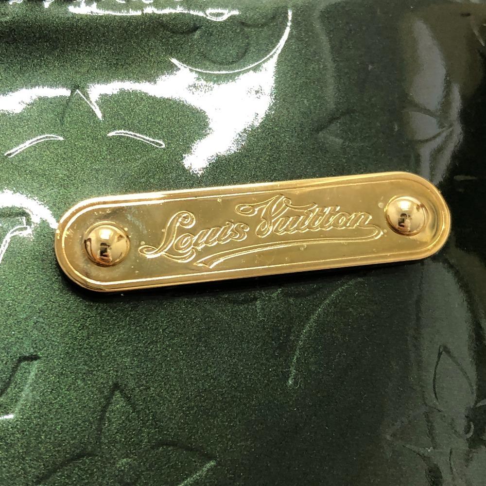 Louis Vuitton M93673 Bellevue GM Tote Bag MonogramVernis Blue Nuit Green