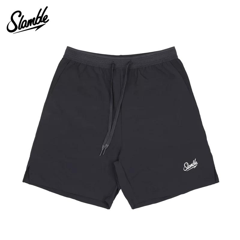 Slamble Fitness Lightweight Breathable Workout Shorts L