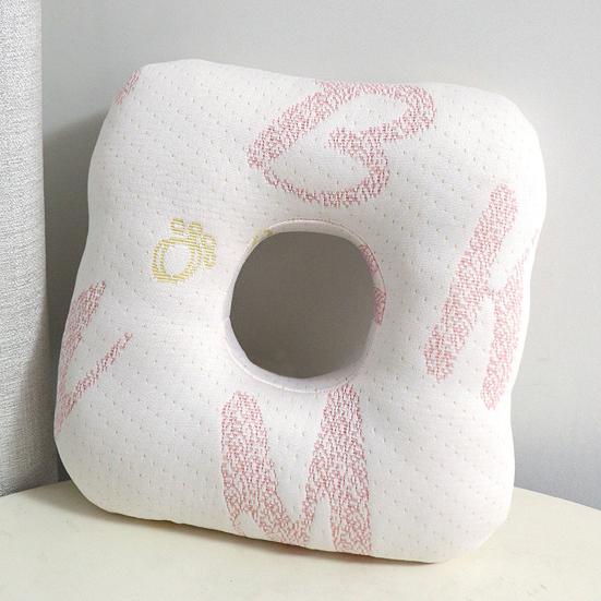 Ear Piercing Recovery Pillow Side Sleeping Pillow with Ear Hole Ergonomic Machine Washable Pillow for Ear Pain Relief Nodular Chondritis