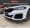 BMW 5 Series G30 G38 LCI M Sport Carbon Fiber Front Lip (Three-Piece Set)