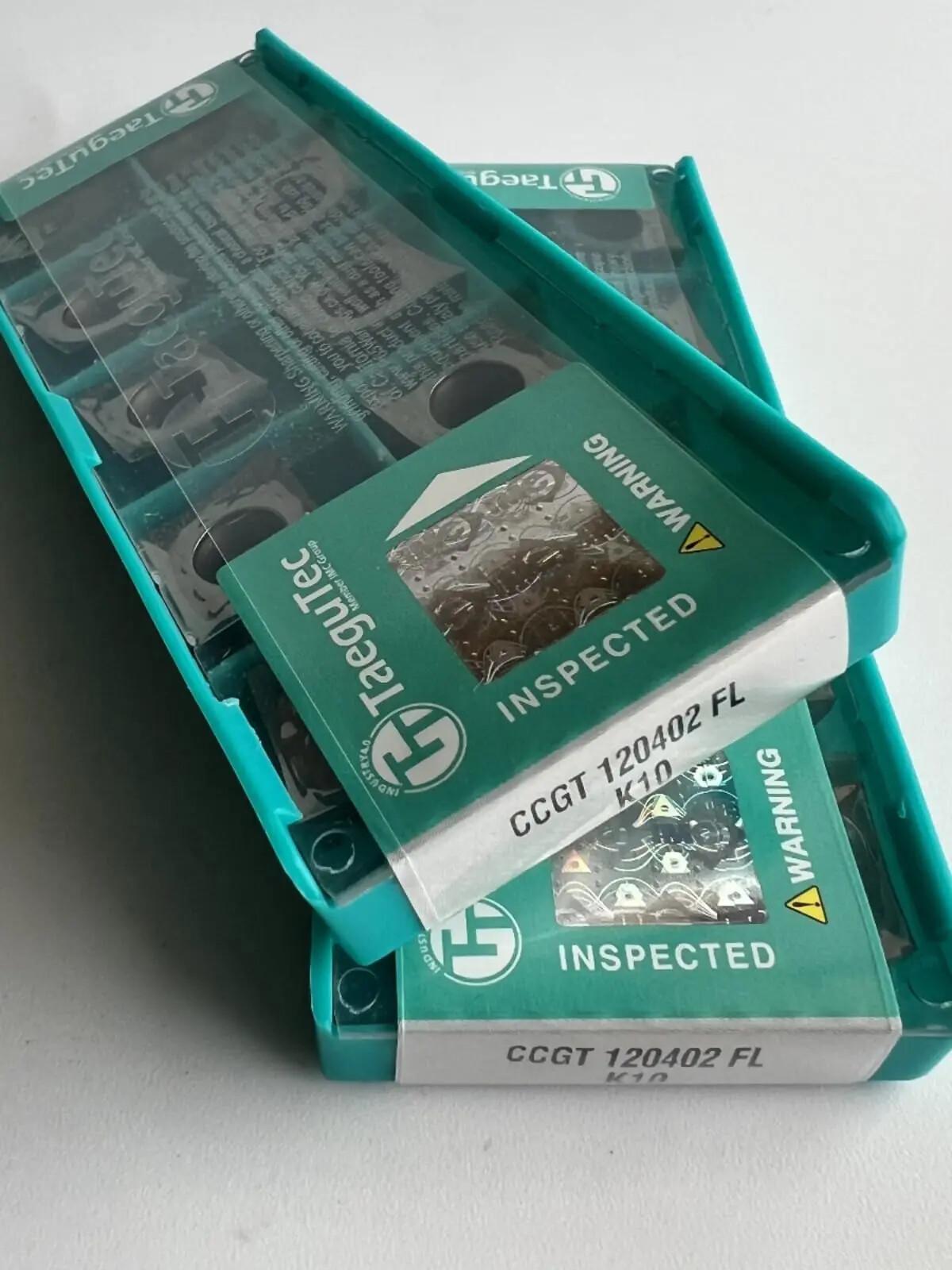 

CCGT120402FL K10 / Industrial indexable Carbide Inserts 10 Pcs