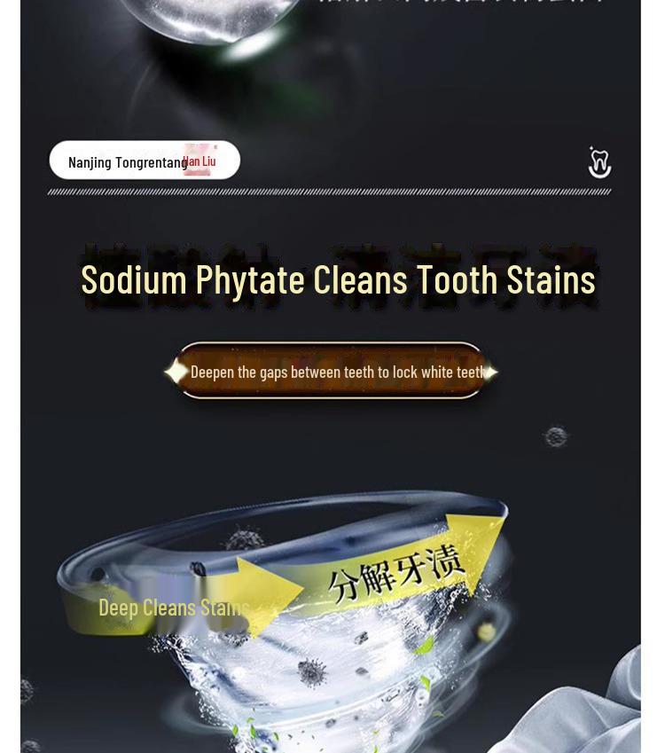 Nanjing Tongrentang Stain Removal Toothpaste - Effective Whitening for Stain and Tartar Reduction