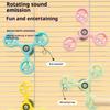 Interactive Bird Parrot Rotating Windmil Toys Parrot Self Pleasure Relieve Boredom Bite Relieve Stress Toy Bird Cage Accessories