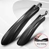 1 Pair Bicycle Fender Lightweight Universal MTB Mountain Road Bike Front Rear Mud Splash Guard Mudflap Bike Replacement Accessories