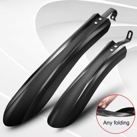 1 Pair Bicycle Fender Lightweight Universal MTB Mountain Road Bike Front Rear Mud Splash Guard Mudflap Bike Replacement Accessories