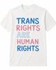 Stefanie Dolson wearing Trans Rights Are Human Rights shirt