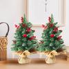 Pine Cone Mini Christmas Trees Colorful String Light Christmas Pine Tree  Christmas Decoration