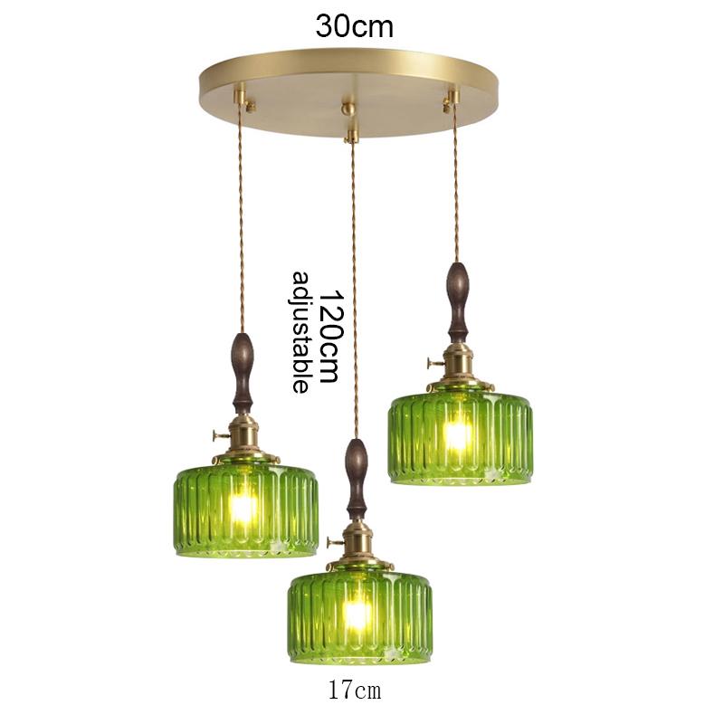 Vintage Creative Glass Metal Pendant Lights Fixture Retro Loft Style Bar Restaurant Kitchen Room Indoor Hanging Lamp Luminaire