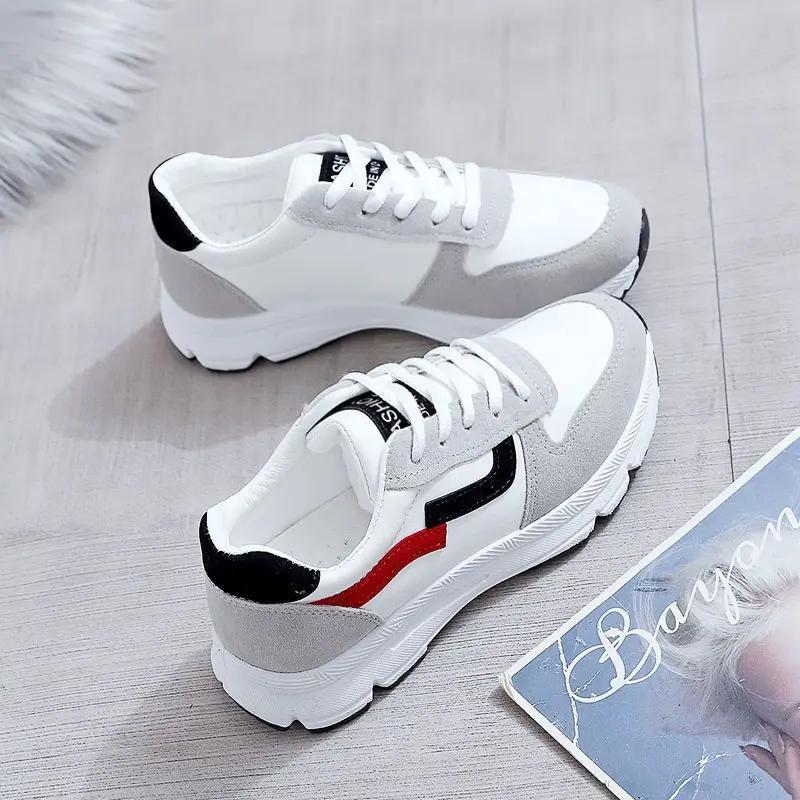 

Fashion Korean Fashion 2025 Lace Up Women s Sports Shoes Comfortable and Elegant Offers Stylish Walking Casual New In 39 Ladies Footwear 35