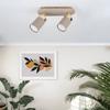 Lampa Sufitowa Nowoczesna Listwa Kaszmirowo-Złota Ozdobne Ruchome Reflektorki 2Xgu10 10W Joker Cashmere Milagro