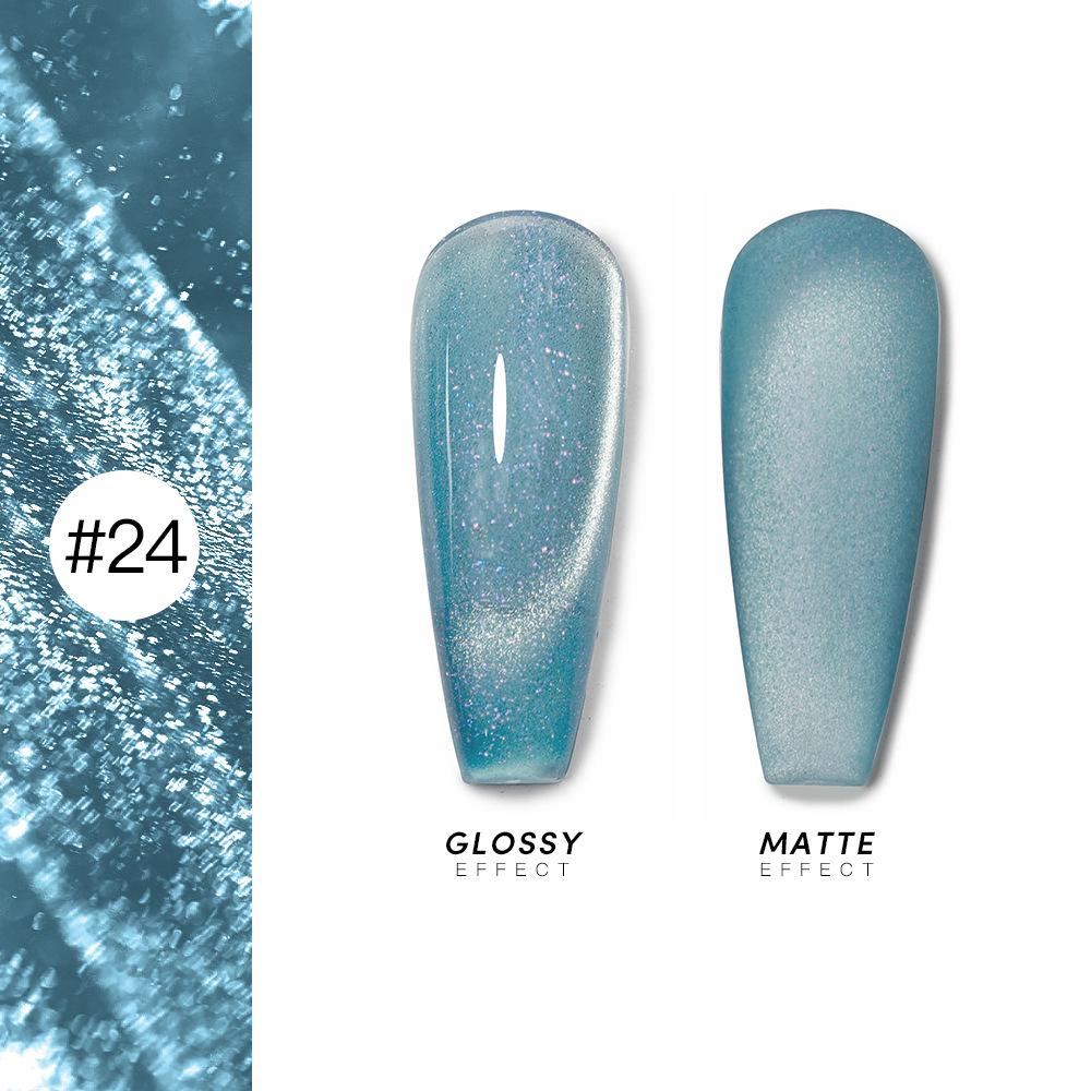 2024 Trendy 36-Color Cat Eye Nail Gel Set - Sparkly UV Gel for Salon Use