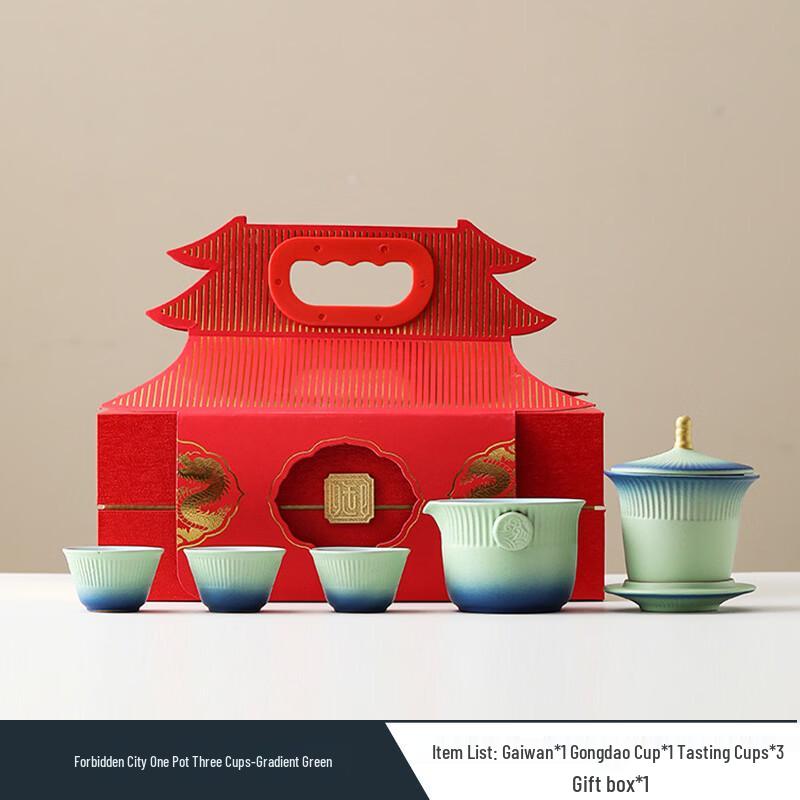 Palace Museum National Trend Ceramic Tea Set