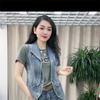 Women's Jacket Spring and Autumn Fashion Sleeveless Versatile Ladies Denim Vest Coat Short Elegant Female Tank Top