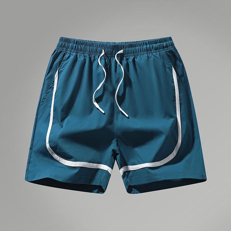 Casual Shorts Men's Five Quarter Pants Summer Loose Quick Drying Solid Color Sports Pants