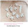 30 ks Květinové ozdoby na nehty Lilie 3D Dekorace na nehty Manikúrní doplňky Pryskyřičný materiál DIY Nadšenci do nail artu