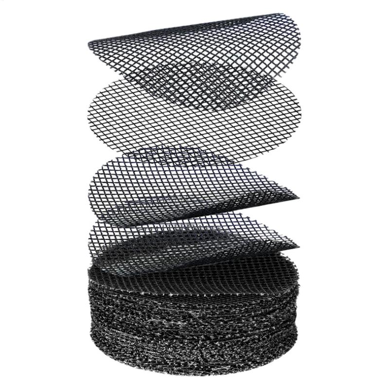 50pcs Pot Hole Mesh Pad Grid Round Drainage Hole Screen For Pot Bottom Prevent Soil Loss Bonsai Flower Plant Gardening Tools
