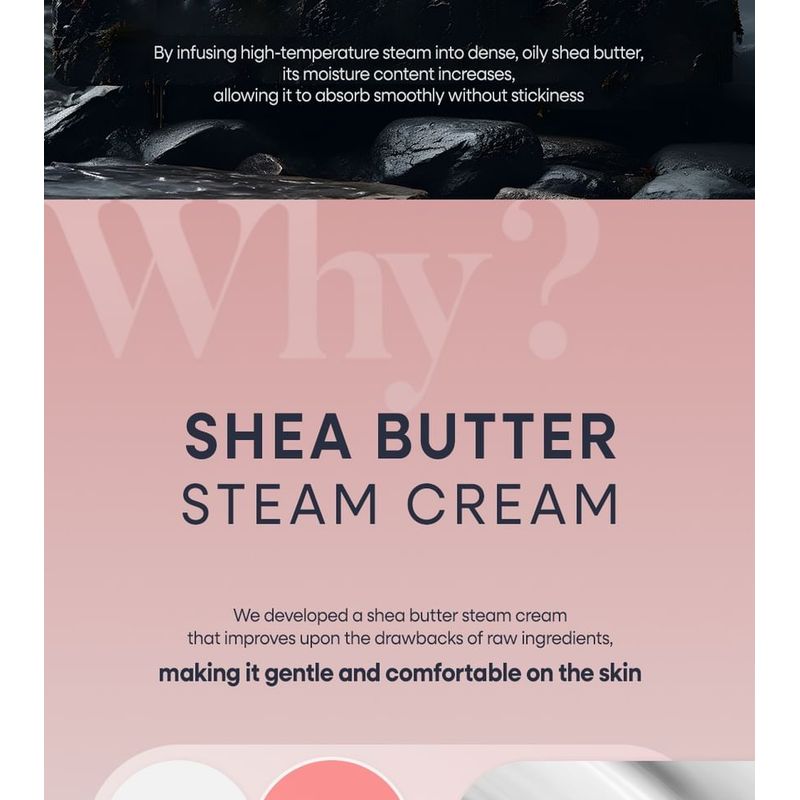 Nature Republic Shea Butter Steam Cream - 3 Types