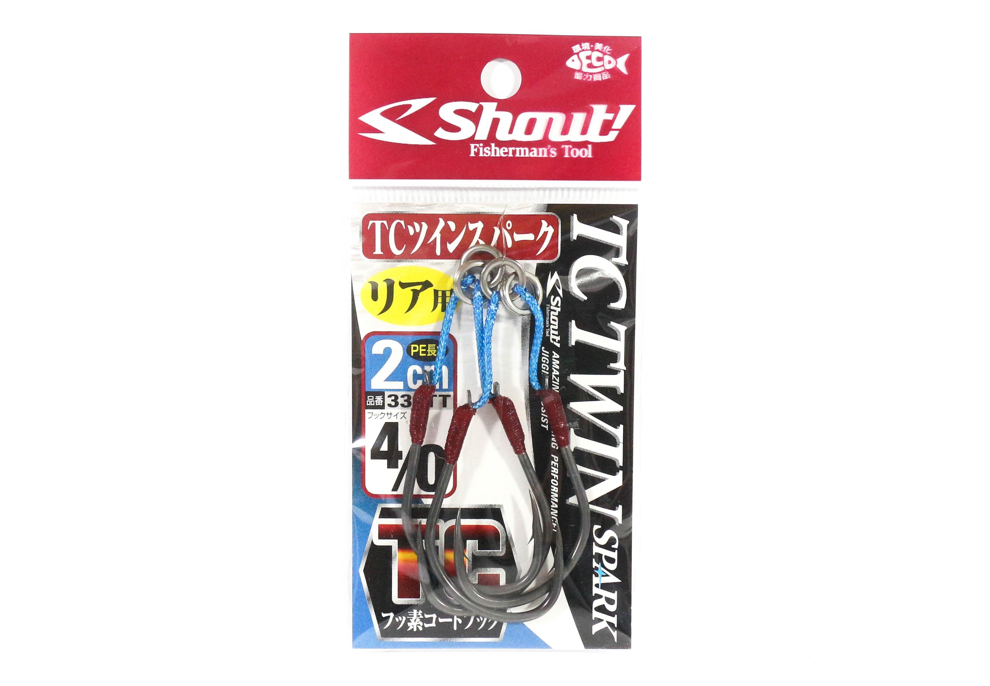 

Shout 339-TT TC Двойные крючки для искрообразования, 2 см, размер 4/0 (5401)