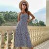 Summer New Floral Slip Ress Slimfit Slit Ress Womens Cloth