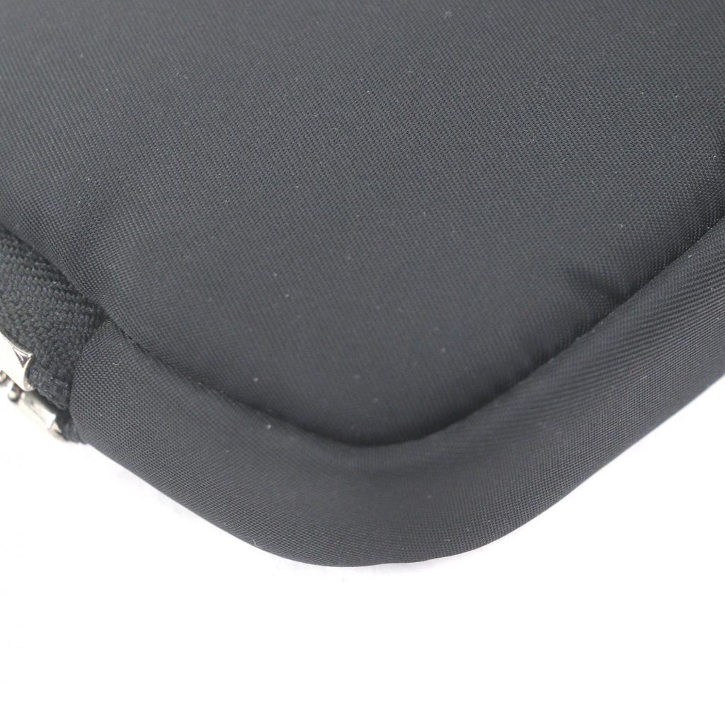Excellent PRADA Pouch Triangle Logo Triangle Plate Shoulder Mini Cargo Used