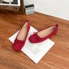 French single shoes women wear Korean version casual shoes comfortable soft sole not tired feet women's shoes commuter style shallow mouth grandma s