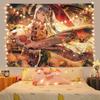 Ashou Anime Girl Tapestry Pink Room Decor Tapestry Wall Hanging Anime Wall Decor Home Kawaii Room Decoration Tapestries