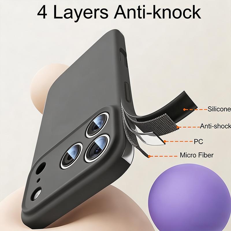 Magnetische Flüssigsilikonhülle Für iPhone 17 Pro Max 16 Pro Max 15 14 13 17e 16e Funda Für Magsafe Kabelloses Laden Weiche Abdeckung