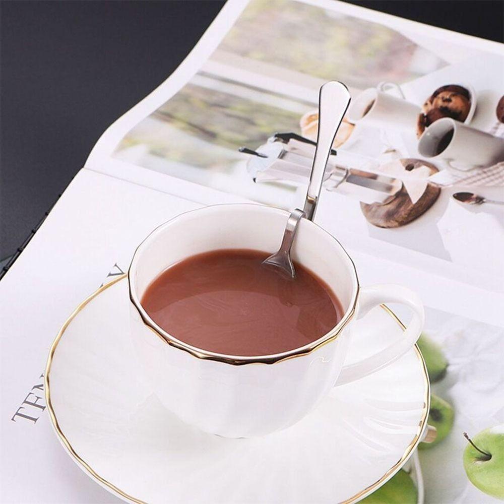 Nerezová ocel Koření Naběračka Twist Závěsný kelímek Lžíce Nová čajová lžička