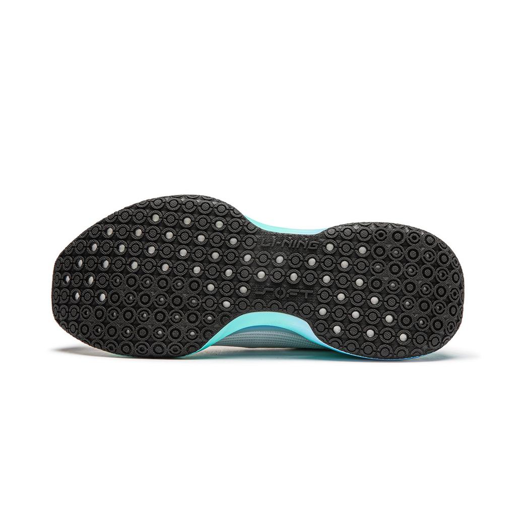 Zapatos Casuales Ligeros Transpirables Resistentes a la Abrasión Amortiguación Suave Li Ning Soft COOL para Hombre Blanco Verde Negro AGLU025-3