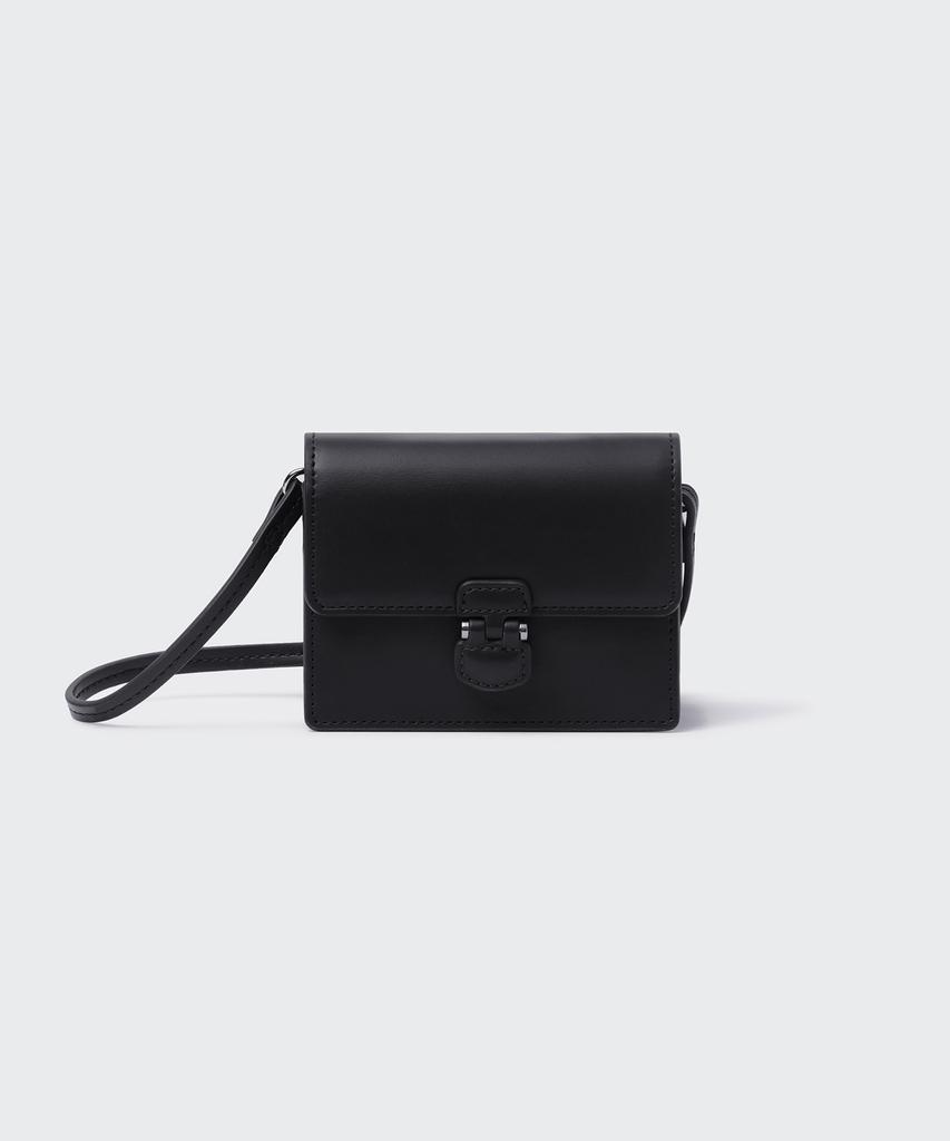 Musinsa Standard Woman Hinge Micro Crossbody Bag [Black]