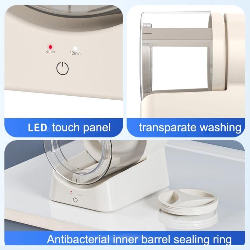 Mașină de spălat cu un singur cuvă montată pe perete/blat pentru șosete, lenjerie intimă și slipi - Mașină de spălat mică mini