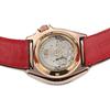 Seiko Relógio SEIKO5 Movimento Mecânico Pulseira de Couro Relógios Masculinos Mostrador Vermelho SRPH03K1
