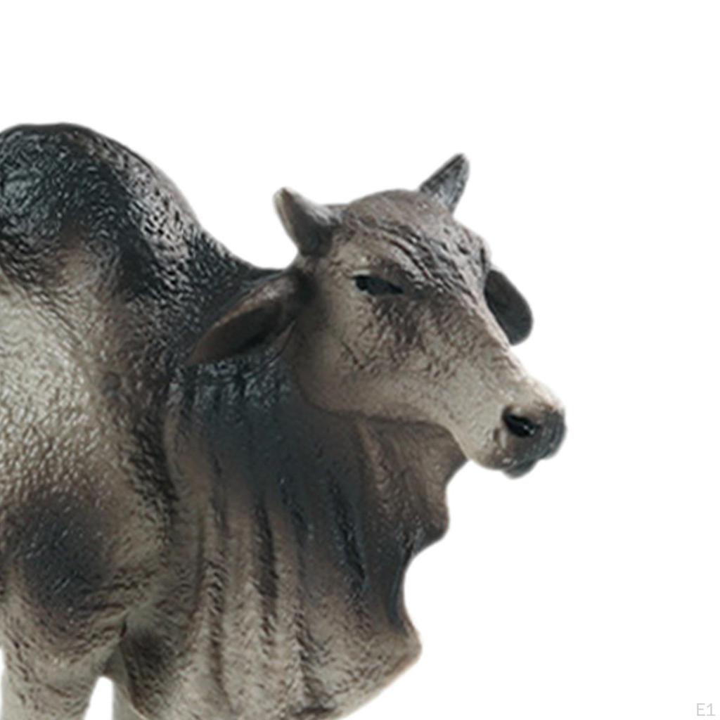 Cow Figurines Playset Action Figure Toys Cattle Model for Home Decor