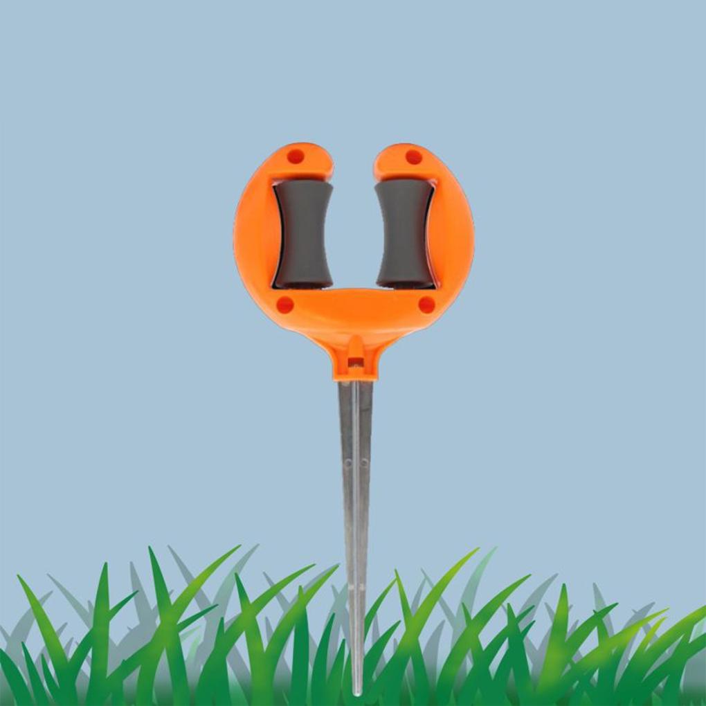 Garden Hose Guide Nail Water Pipe Positioning Holding Smooth Roller Pointed Head Outdoor Yard Irrigation Tool white Or Orange