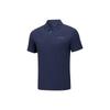 Breathable Solid Color Short Sleeve Polo Shirt Men Tops P226M114-00DU