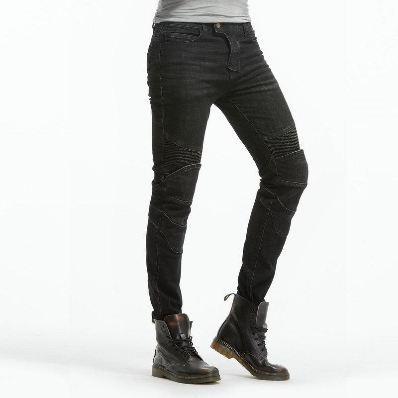 Motorradjeans Herren Retro und Alt Lässig Motorradhose, Elastische Radfahrer Ritter Anti-Drop Hose, Silikon Schutzausrüstung