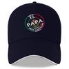 El Papa Mas Chingon Mexican Flag Graphic Adjustable Baseball Cap Casual Adult Hat
