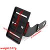 FOR Harley Davidson Sporter 883 X48 1200 Motorcycle Black Modified Side Mount License Plate Bracket Holder Accessories