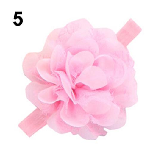 Cute Toddler Baby Girls' Flower Headband Elastic Hair Band Headwear Headdress