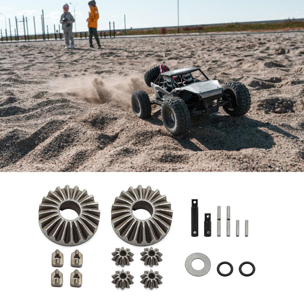 Metal Axles Differential Gear for 1/10 and 1/8 Truck Tractor Car Interior Parts Model Car Replacement