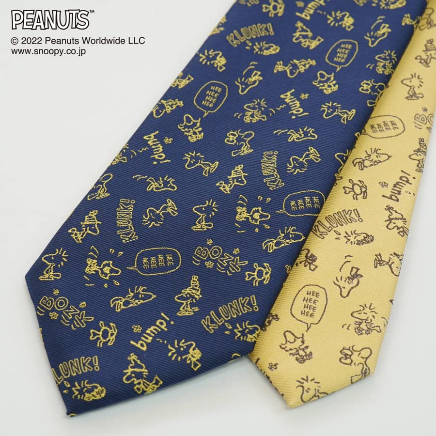 Peanuts Snoopy Tie PND48173 Navy Blue SNOOPY Business Brand Tie Gift