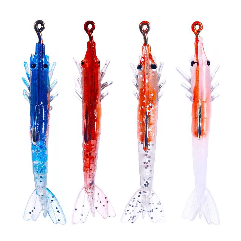 Lure Soft Bait6cm3gPewter Shrimp5Only Bionic Fake Bait for Sea Bass and Universal Freshwater and Saltwater Fishing Lure