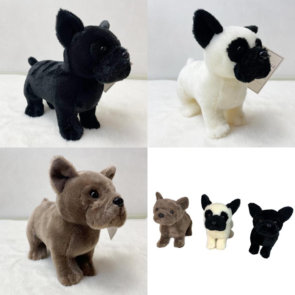 Cute Bull Terrier Plush Toy For Kids Soft And Cuddly Stuffed Animal Pet Doll Stock)