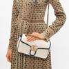 Gucci GG Marmont Color-Blocked Logo Chain Quilted Leather Shoulder Bag Women Shoulder Bag 443497-0OLFX-9085