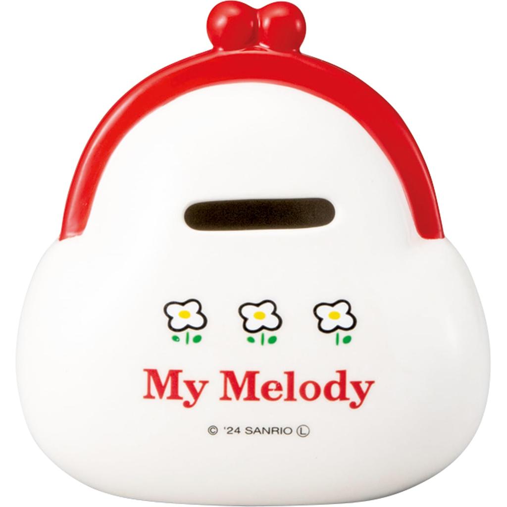 Sanrio Coin 11 X 6 Character My Melody "My Melody" Bank, Purse-Style, Wallet-Style, Approx. Cm, Stationery, Goods, White, San4563-2