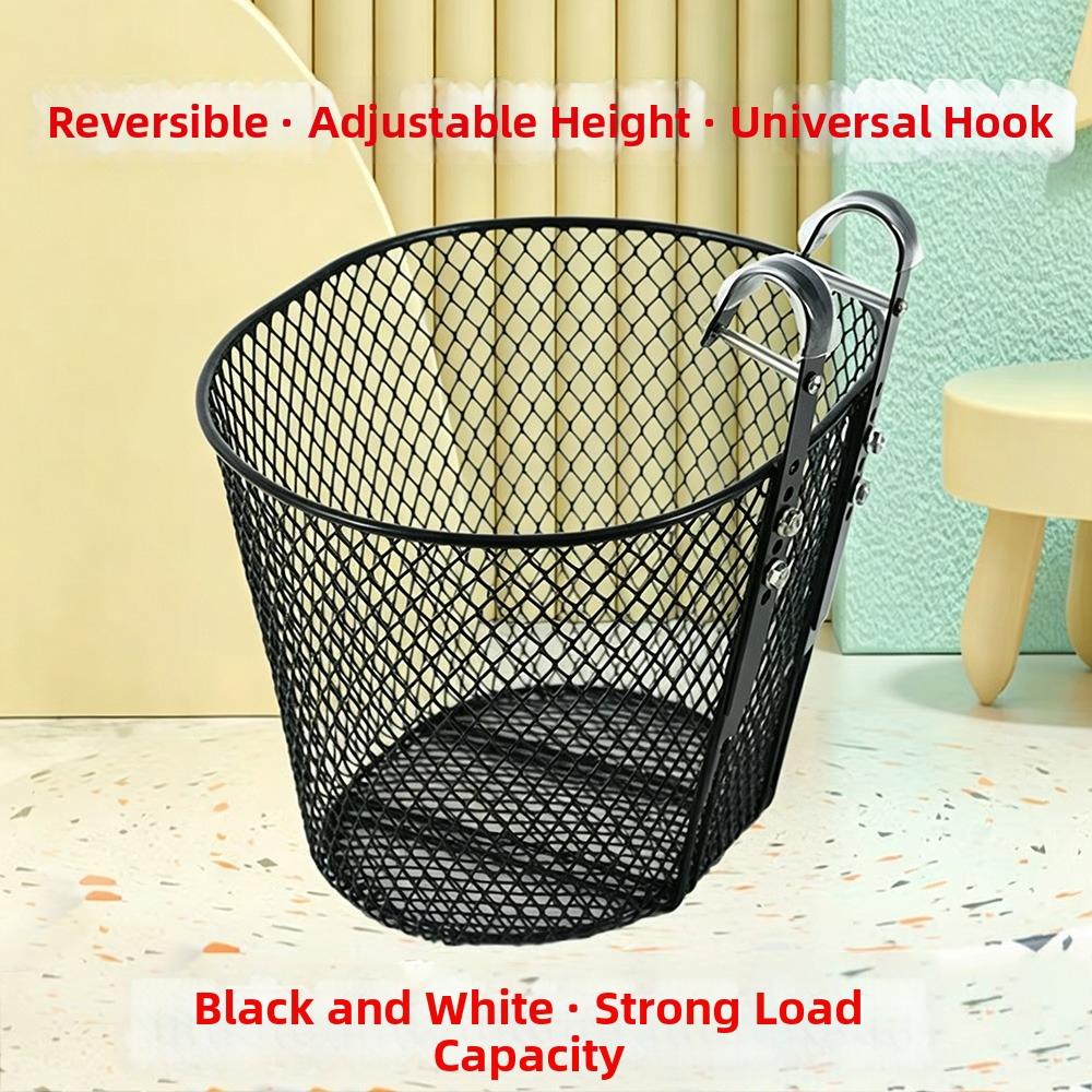 Easy to Install Mesh Storage Bike Basket Universal Metal Hanging Basket Outdoor Cycling Basket